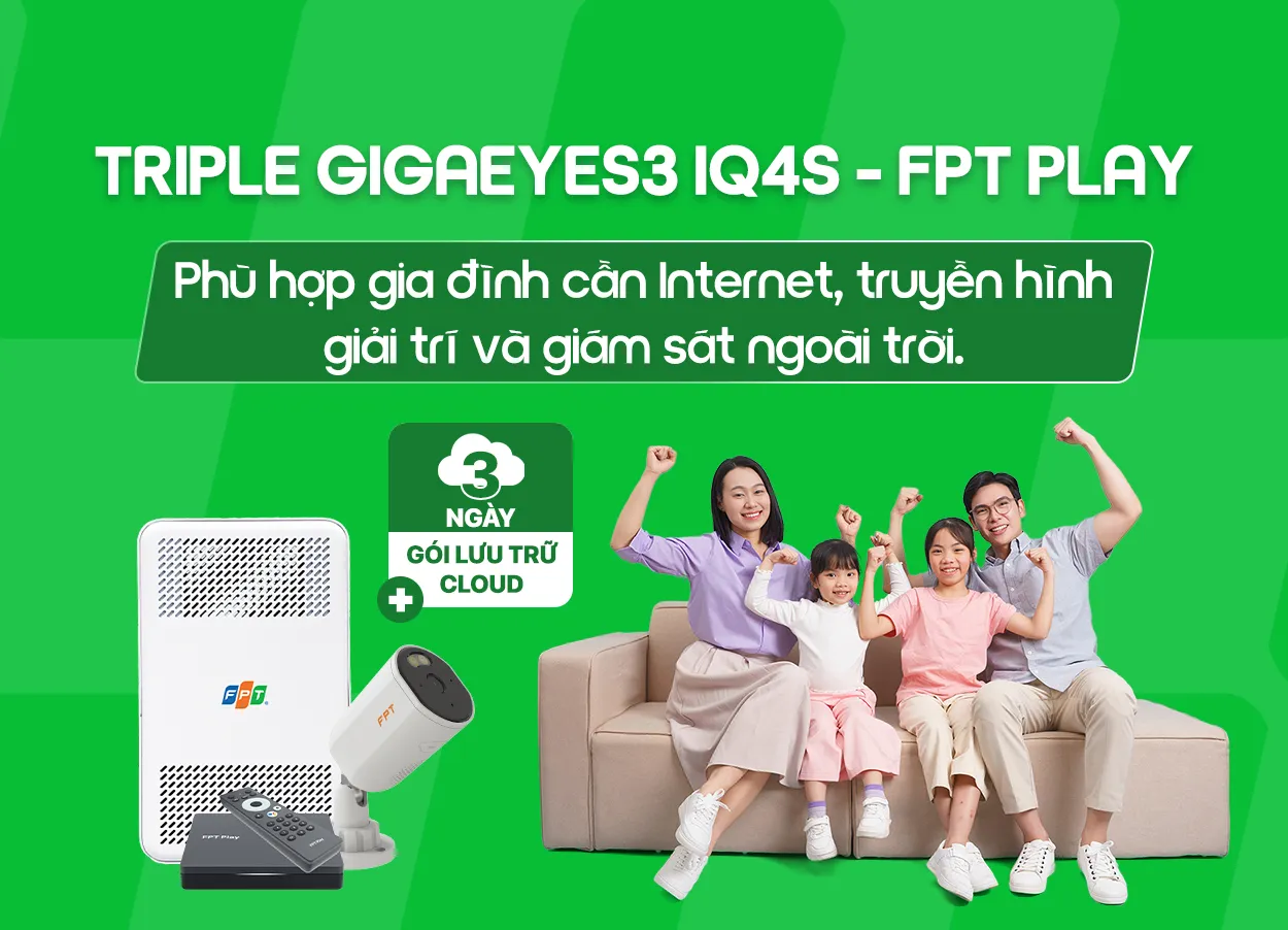 Triple GigaEyes3 IQ4S - FPT Play