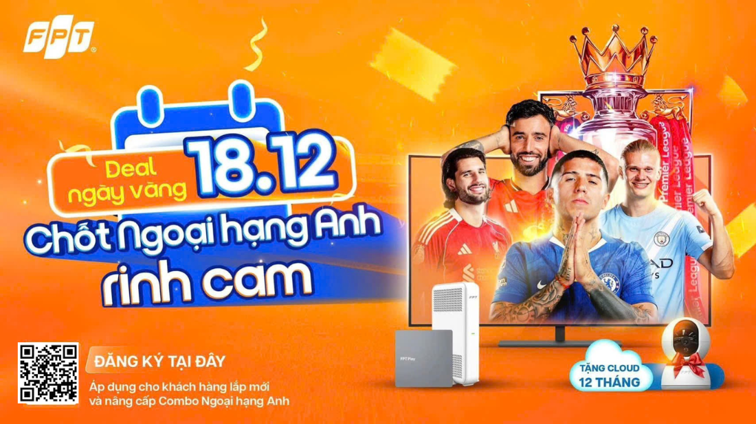 SIÊU SALE 18/12: ĐĂNG KÝ NGOẠI HẠNG ANH TẶNG CAMERA AI