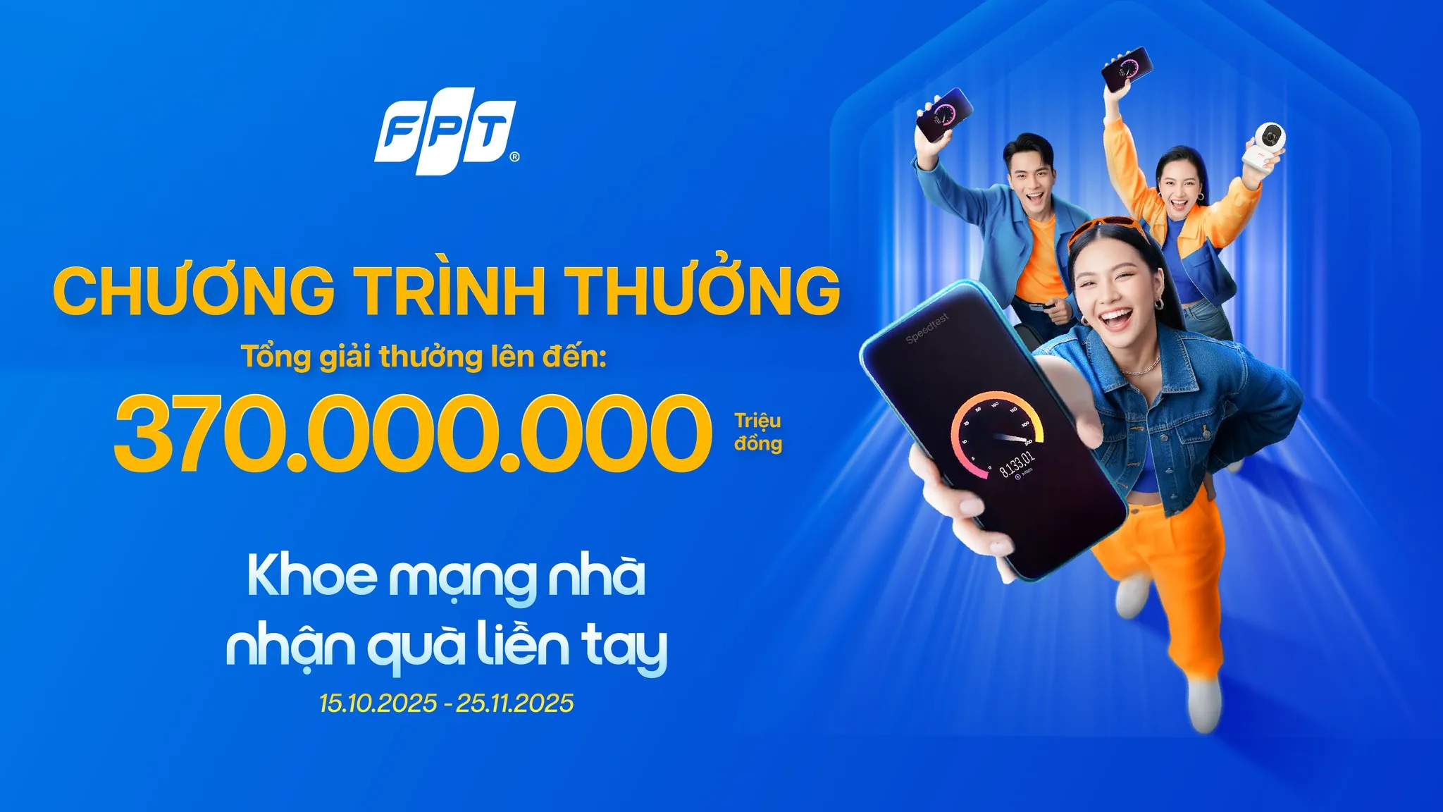 Khoe Mạng FPT, Nhận 100K Liền Tay